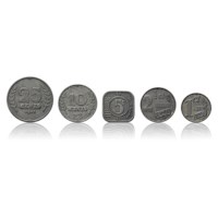 Zinken munten uit WO II