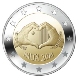 Malte 2 euros « Love » 2016 UNC