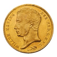 Gouden 10 gulden 1840 Willem I FDC-