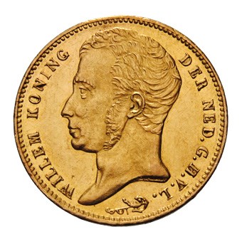 Gouden 10 Gulden 1840 Willem I Pr