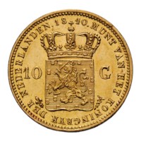 Gouden 10 Gulden 1840 Willem I Pr