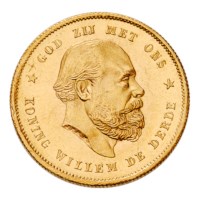 10 Gulden 1886 Willem III Pr