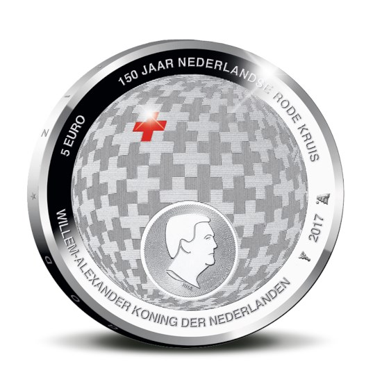 Red Cross 5 Euro Coin 2017 Silver Proof