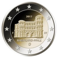 Allemagne 2 euros « Rheinland-Pfalz » 2017 BU Coincard "F"