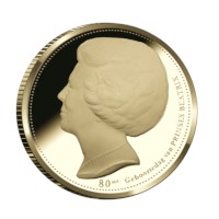 80 years Beatrix Medal 2018 Gold Proof