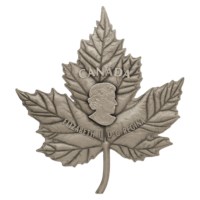 Canada "Maple Leaf" Kilo Cut-out 2017