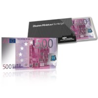 Billet de banque de 500 euros miniature en argent