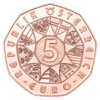 Oostenrijk 5 Euro "Leeuw" 2018 UNC