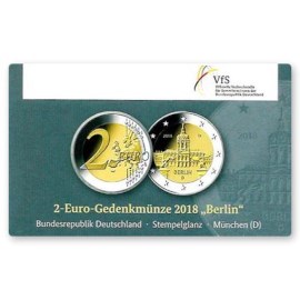Germany 2 Euro "Berlin" 2018 Coincard "D"
