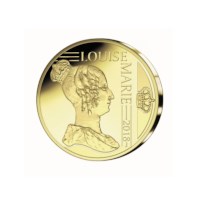 Piècette d’or de 12½ euros Belgique 2018 ‘ consacrée à Louise-Marie d'Orléans’ 