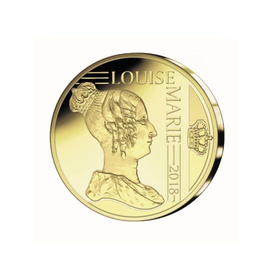 Belgium 12.5 euro ‘Queen Louise-Marie d’Orléans’ Gold Proof 