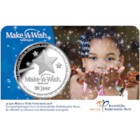 30 years Make-A-Wish Nederland Medal in coincard