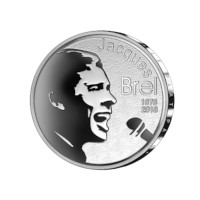 Pièce de 10 euros Belgique 2018 « Jacques Brel » Belle-épreuve