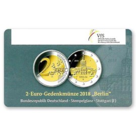 Duitsland 2 Euro "Berlin" 2018 Coincard "F"