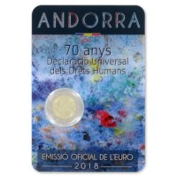 Andorra 2 Euro "Human Rights" 2018