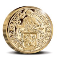 Official Restrike Lion Dollar 2019 Gold Proof – Piedfort edition