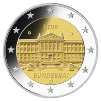 Duitsland 2 Euro "Bundesrat" 2019 Coincard "D"