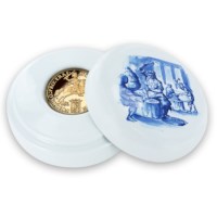 Official restrike: Gold Ducaton 1 Ounce - Royal Delft edition