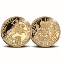 Officiële herslag: Gouden Dukaton 1 Ounce - Royal Delft editie