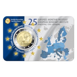 Pièce commémorative Belgique 2019 de 2 euros « 25 ans de la fondation de IME » BU-NL
