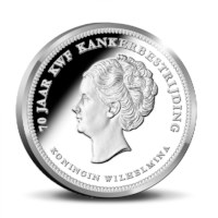 KWF Kankerbestrijding Penning in coincard