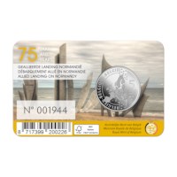 5 euromunt België 2019 ’75 jaar D-Day‘ BU in coincard