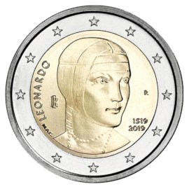 Italie 2 Euro « Leonardo da Vinci » 2019