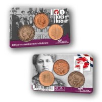 100 jaar vrouwenkiesrecht in Nederland 2019 in coincard