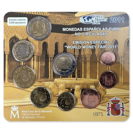 Spanje World Money Fair Set 2011