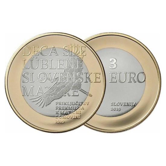Slovenië 3 Euro "Prekmurje" 2019