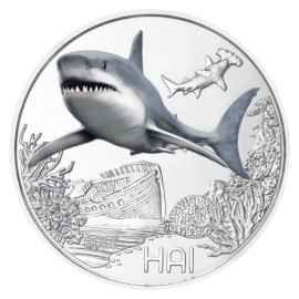 Autriche 3 euros « Requin » 2018 