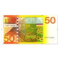 50 Gulden "Zonnebloem" 1982 UNC