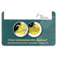 Germany 2 Euro "Bundesrat" 2019 Coincard "F"