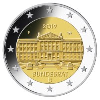 Duitsland 2 Euro "Bundesrat" 2019 Coincard "F"