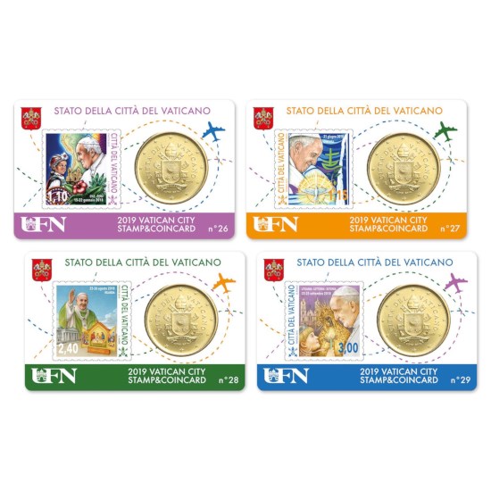Vatican Coincard + Stamp Set 2019 # 2