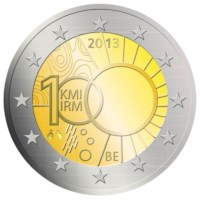België 2 Euro "100 Jaar KMI" 2013