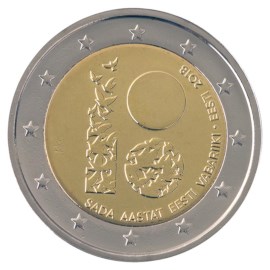 Estonie 2 euros « Indépendance » 2018