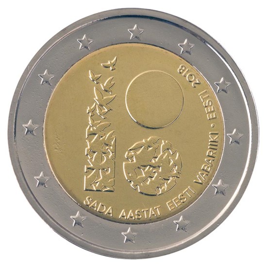 Estonia 2 Euro "Independence" 2018