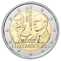 Luxemburg 2 Euro "Willem I" 2018