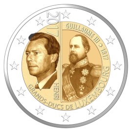 Luxembourg 2 euros « Guillaume III » 2017