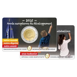 Belgique 2 euros « Développement » 2015 BU Coincard FR