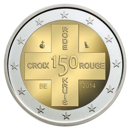 België 2 Euro "Rode Kruis" 2014 UNC
