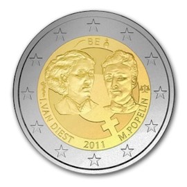 België 2 Euro "100 jaar Internationale Vrouwendag" 2011