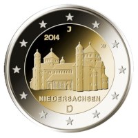 Allemagne 2 euros Set « Niedersachsen  » 2014 UNC