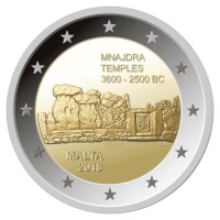 Malta 2 euros « Mnajdra » 2018 UNC