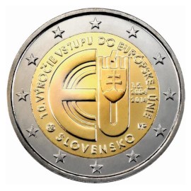 Slovaquie 2 euros « 10 ans UE » 2014