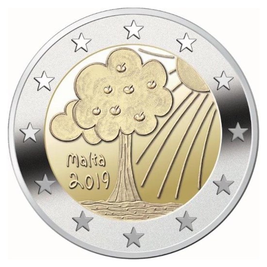 Malte 2 euros « Nature et environnement » 2019