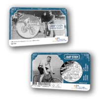 Jaap Eden Cycling Medal in coincard
