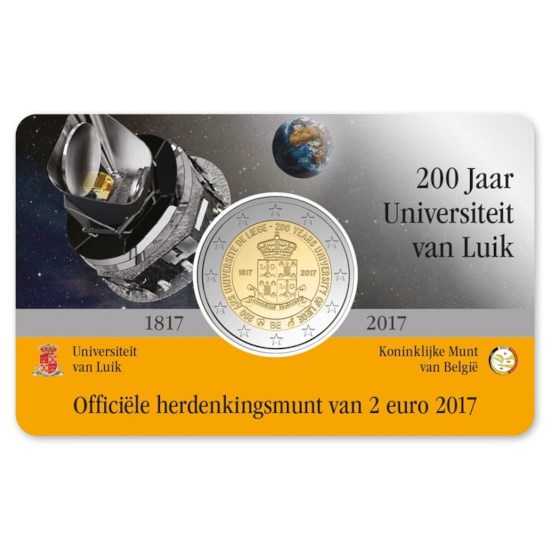 Belgium 2 Euro "Liège" 2017 Coincard NL