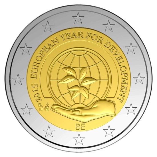 België 2 Euro "Ontwikkeling" 2015 UNC